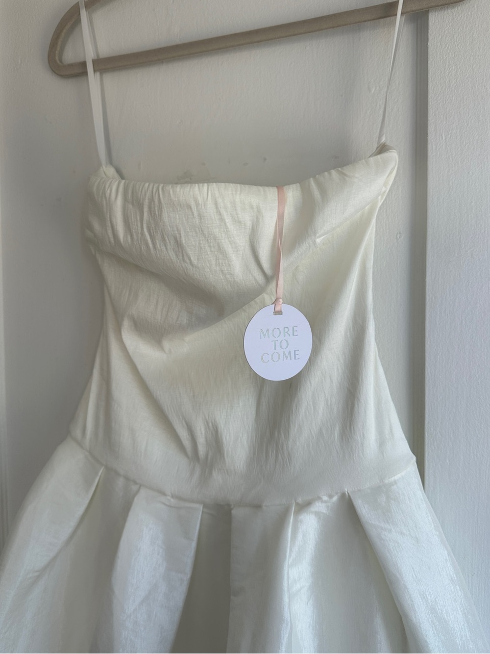 More to Come Strapless Dress NWT